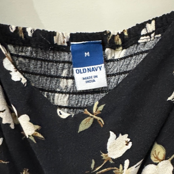 Old Navy Black Floral Maxi Dress - Picture 2 of 5